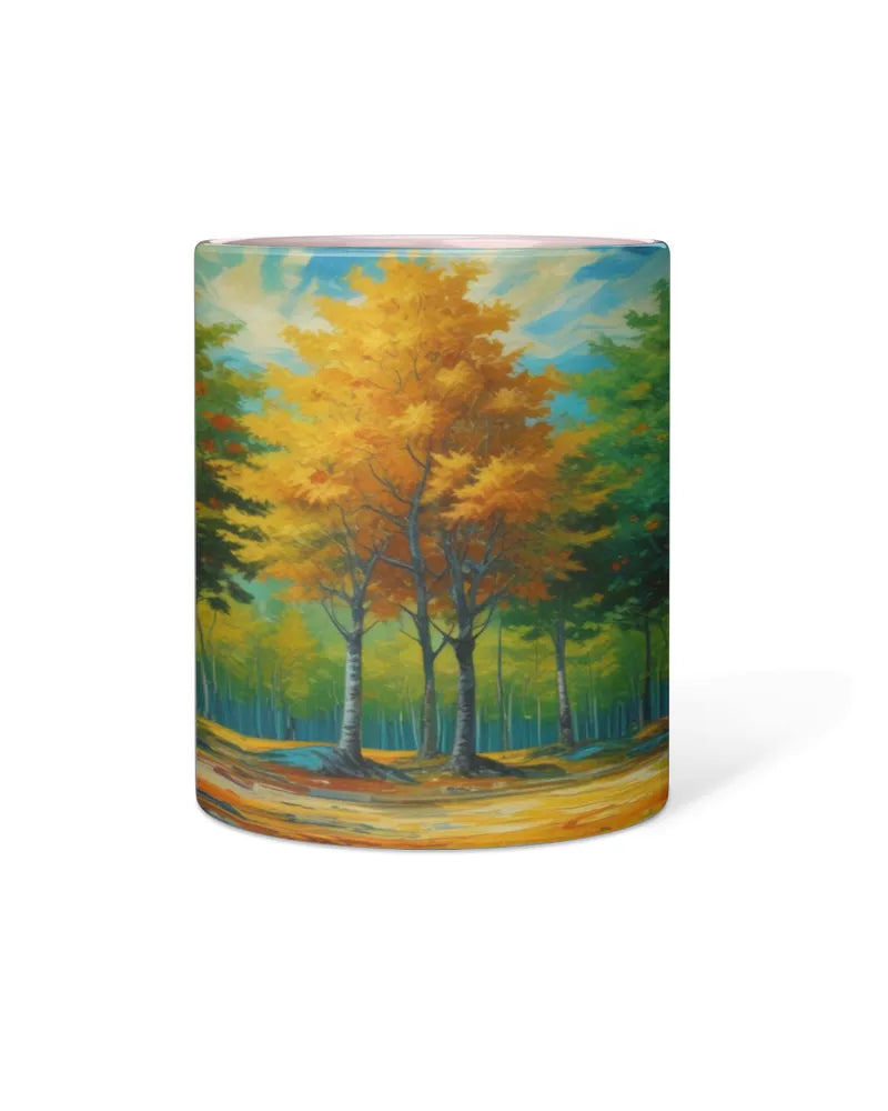 Sunlit Autumn Grove Mug