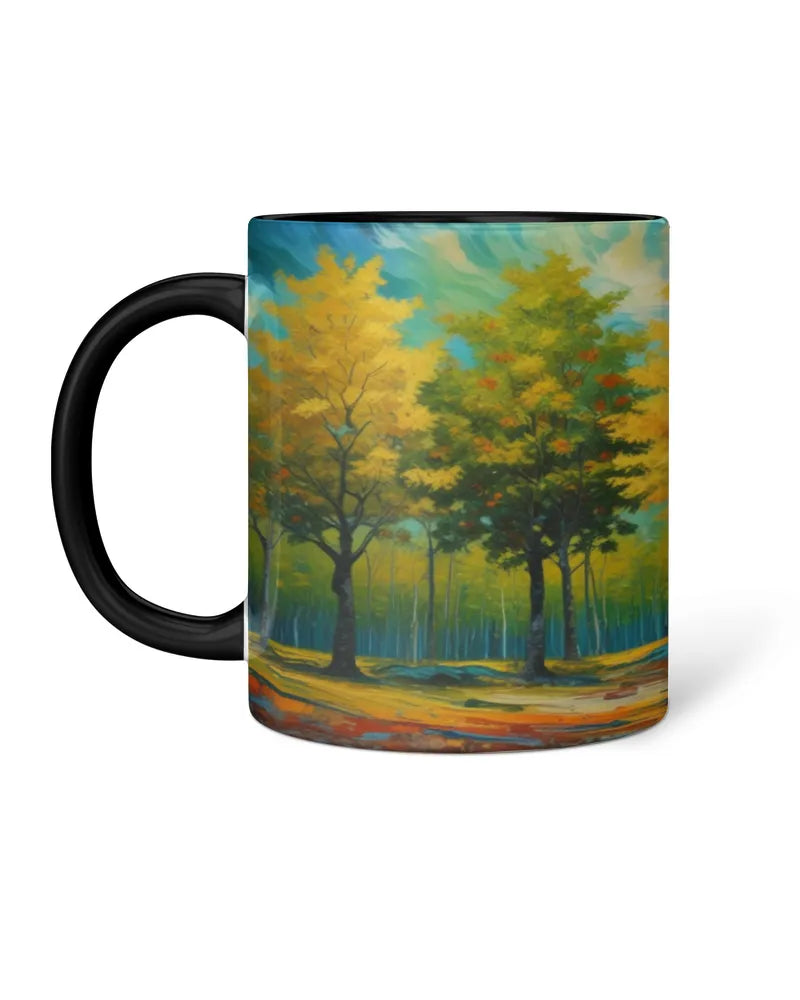 Sunlit Autumn Grove Mug