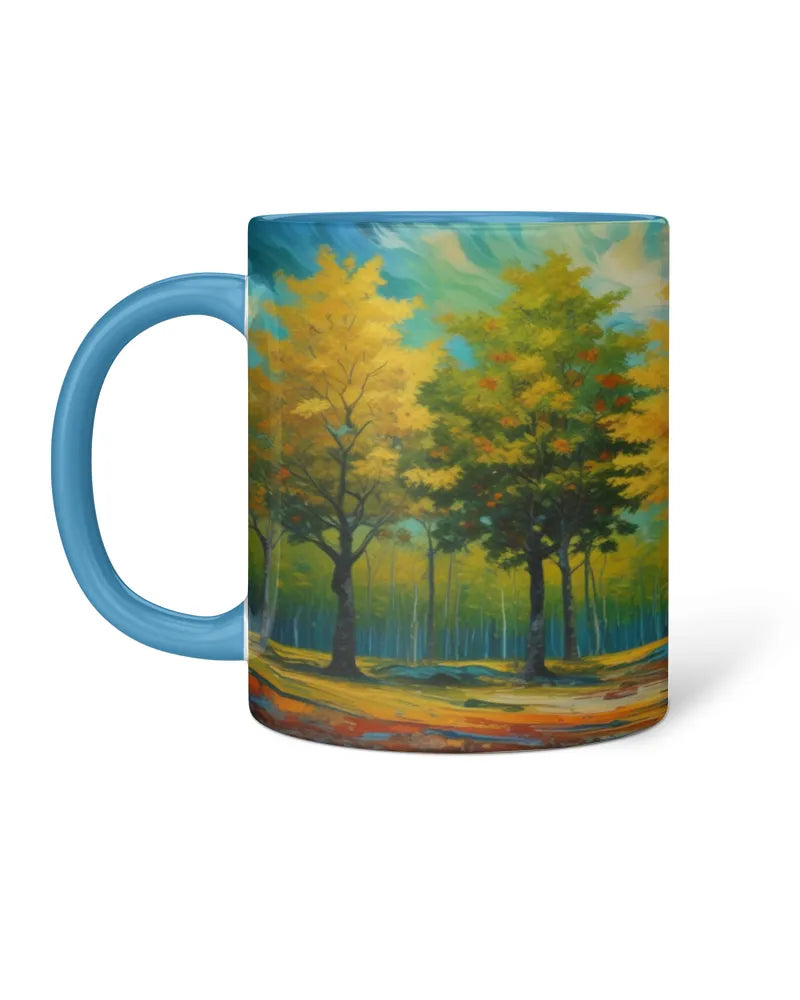 Sunlit Autumn Grove Mug