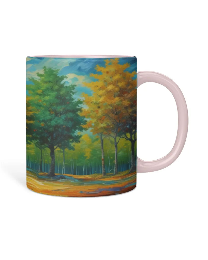 Sunlit Autumn Grove Mug