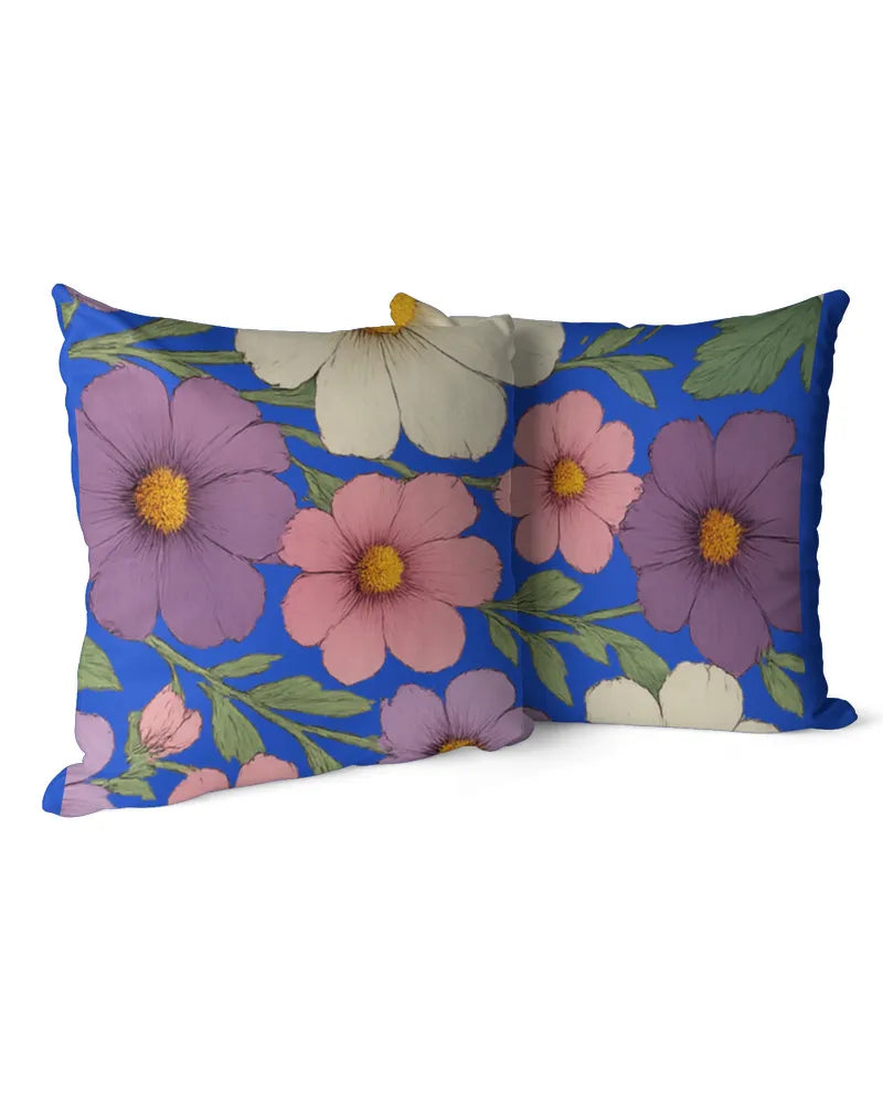 Floral Medley - Linen Pillow (Dual Sided)