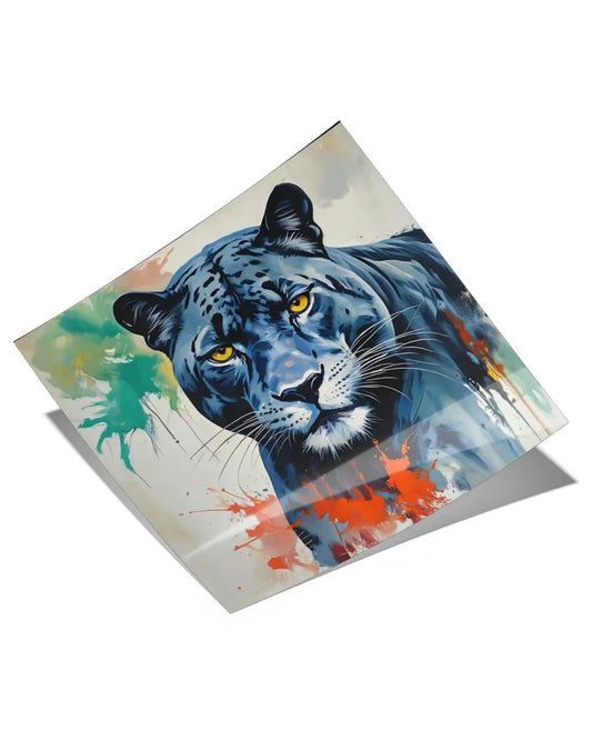 Blue Velvet Prowler - Satin Square Poster (16x16in)