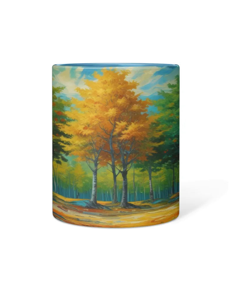Sunlit Autumn Grove Mug