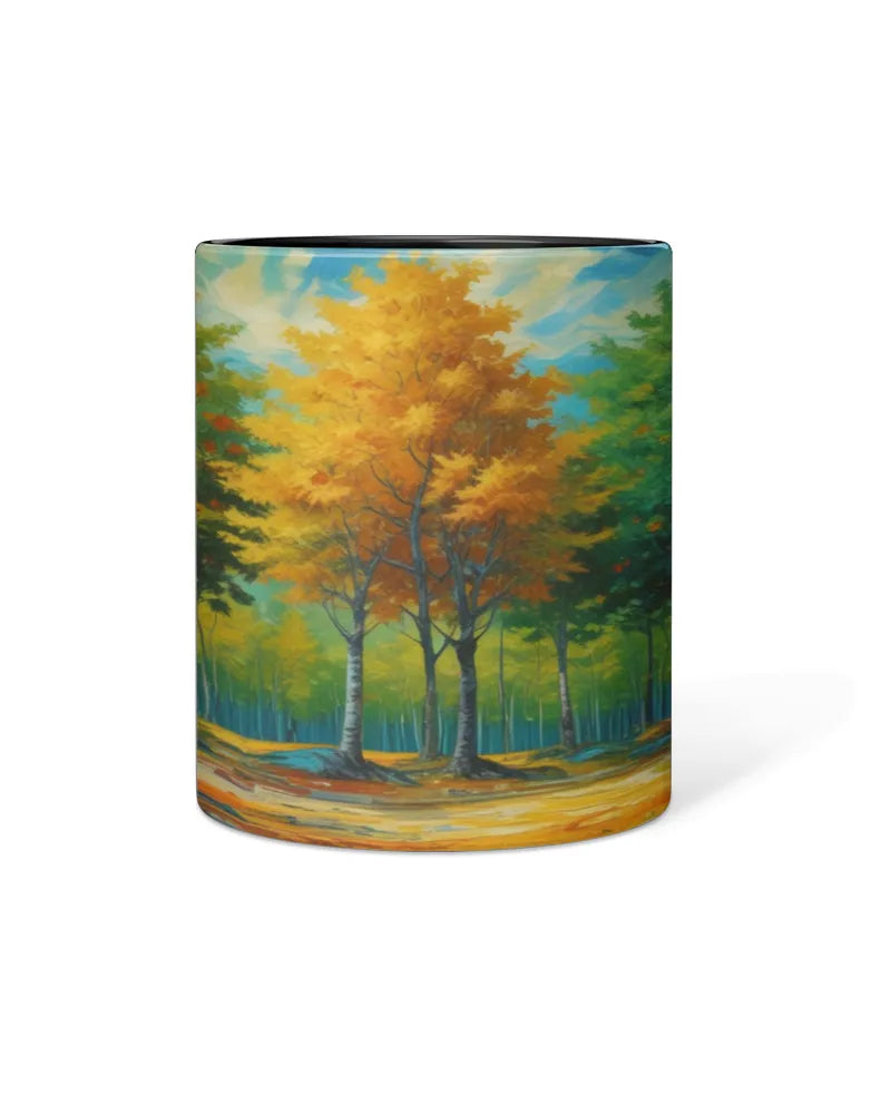 Sunlit Autumn Grove Mug