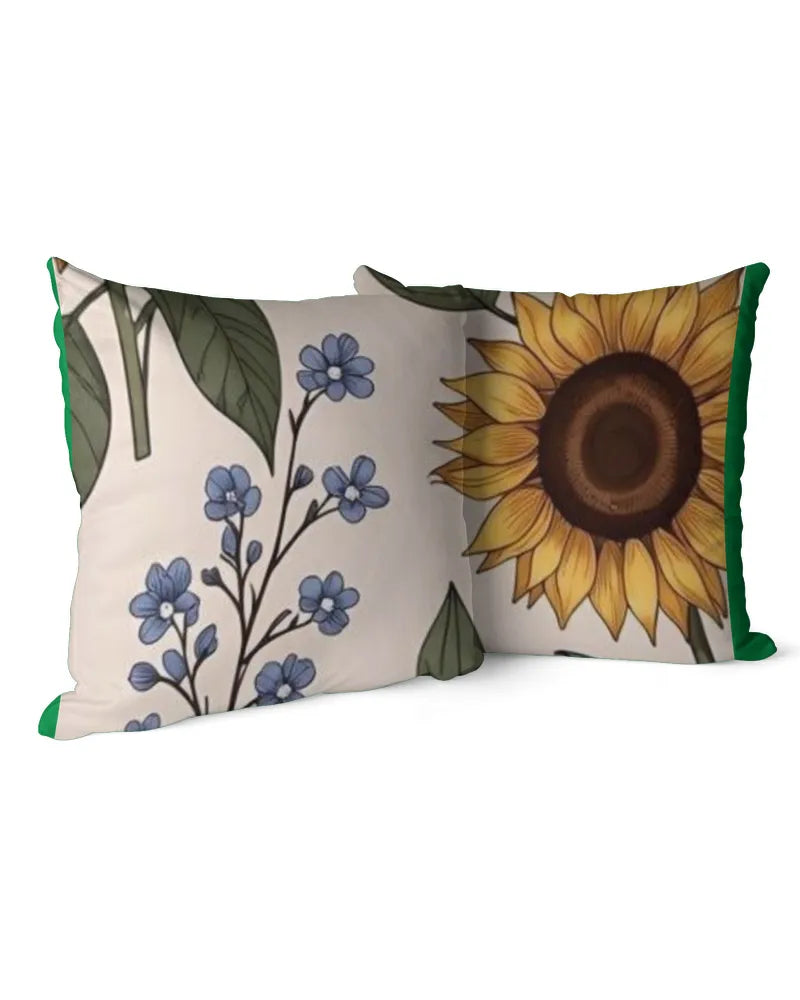 Sunflower Garden - Linen Pillow (Dual Sided)
