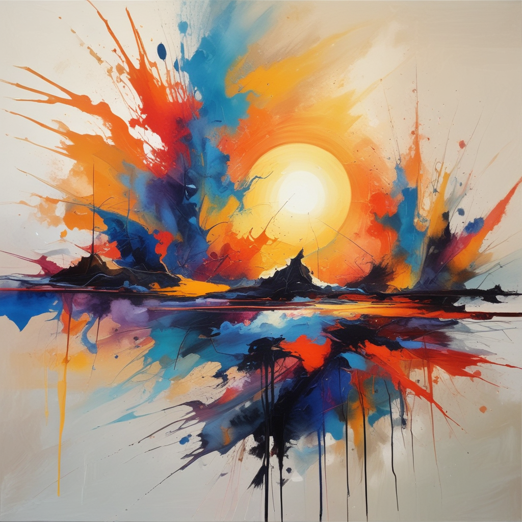 Ember Reflection - Digital Artwork