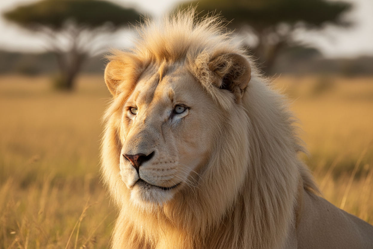 White Lion Close-up 2