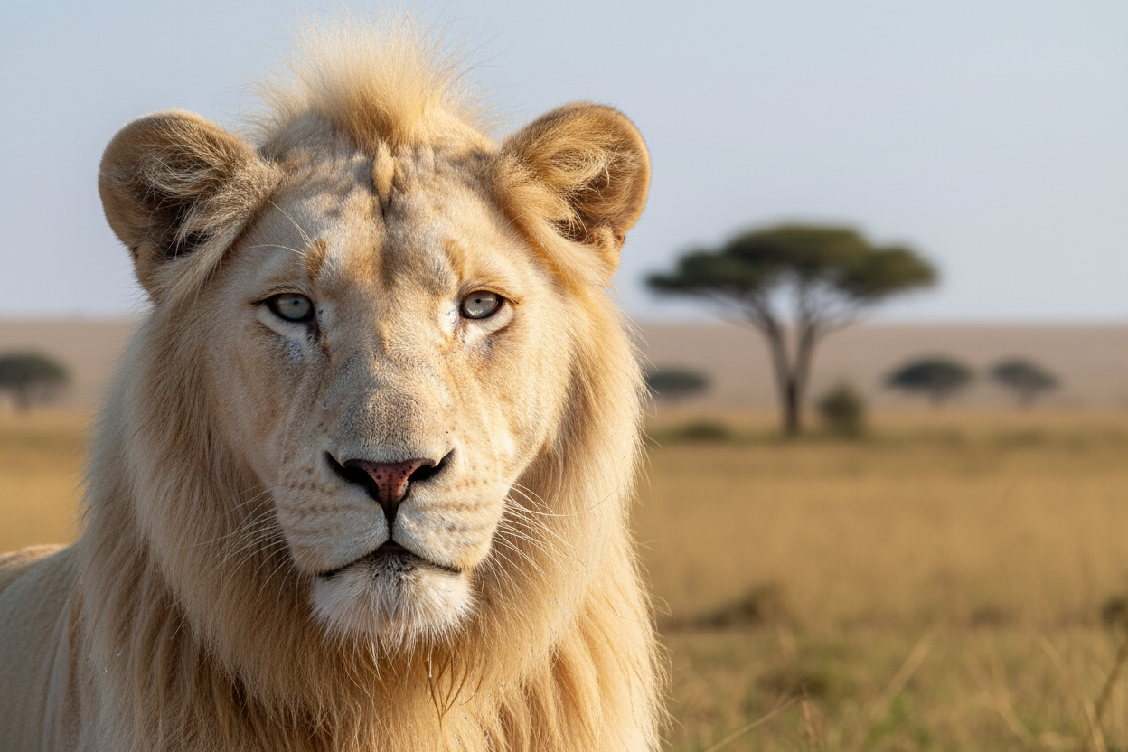 White Lion Close-up 3