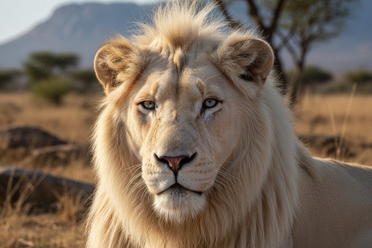 White Lion Close-up 4